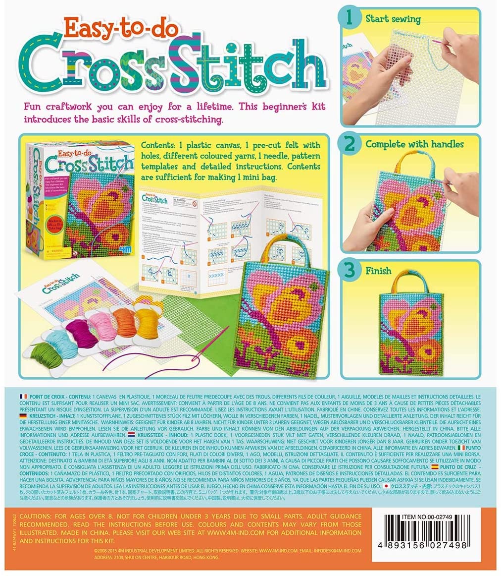 Buy 4M Cross Stitch Kit Multicolor | Yallatoys.com