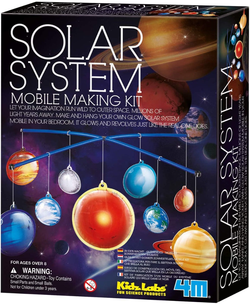 Buy 4M Glow in the Dark Solar System Mobile Making Kit | Yallatoys.com