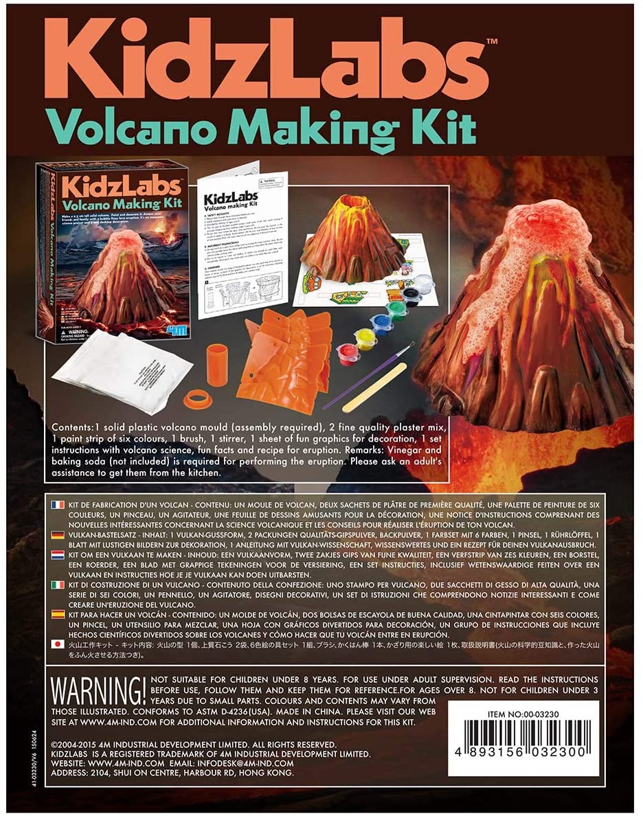 Buy 4M Kidz Labs / Volcano Making Kit | Yallatoys.com