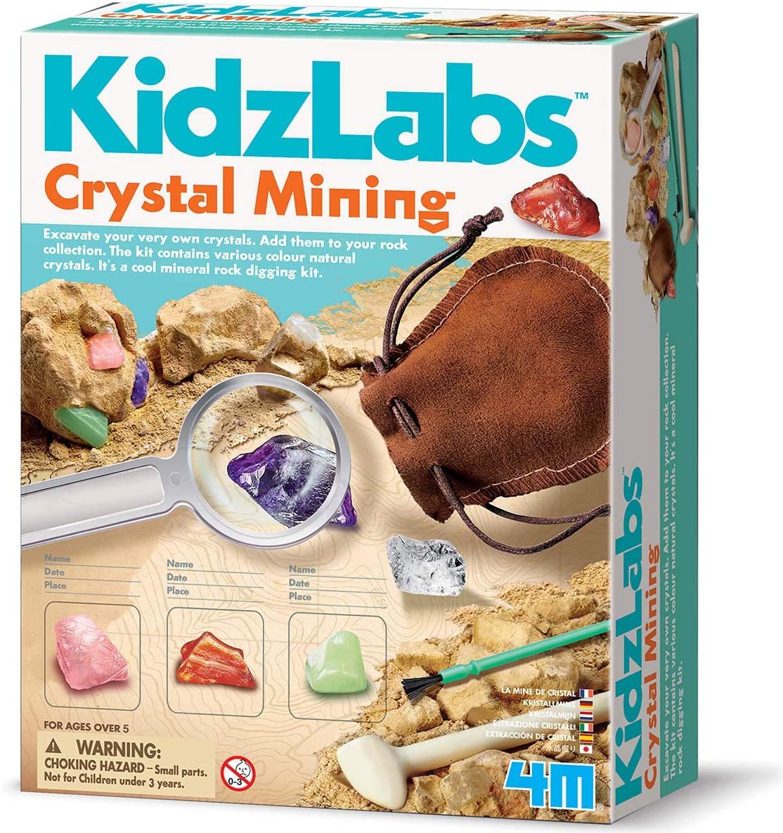 Buy 4M Kidz Labs / Crystal Mining Kit | Yallatoys.com