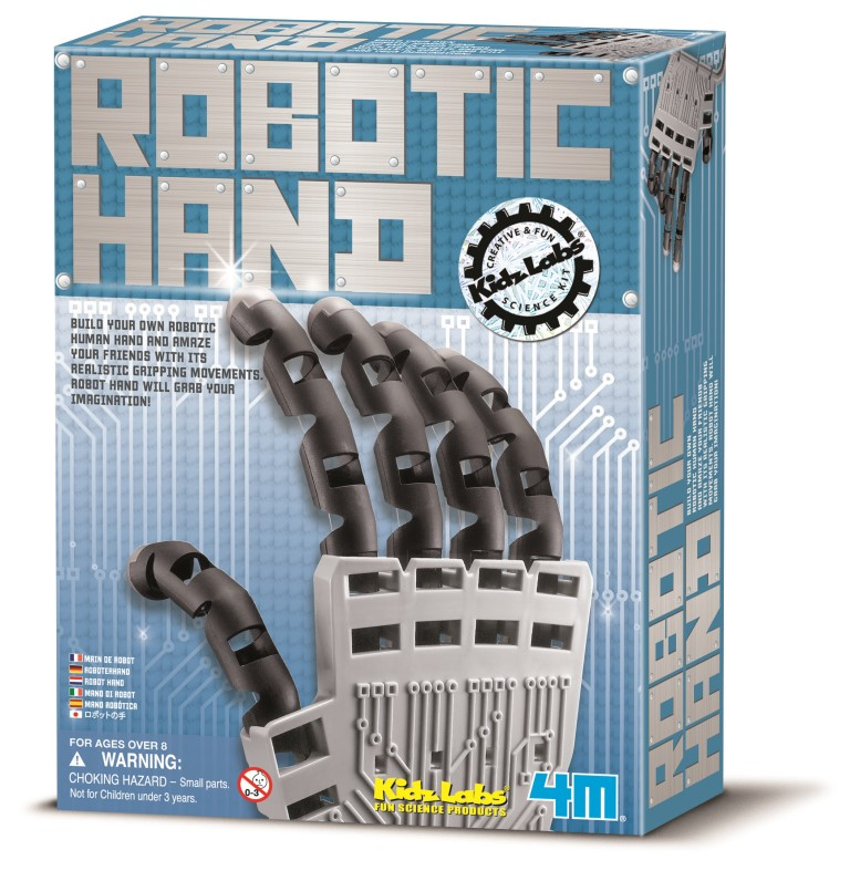 Buy 4M KidzLabs Robotic Hand DIY Mechanical Robot Science | Yallatoys.com