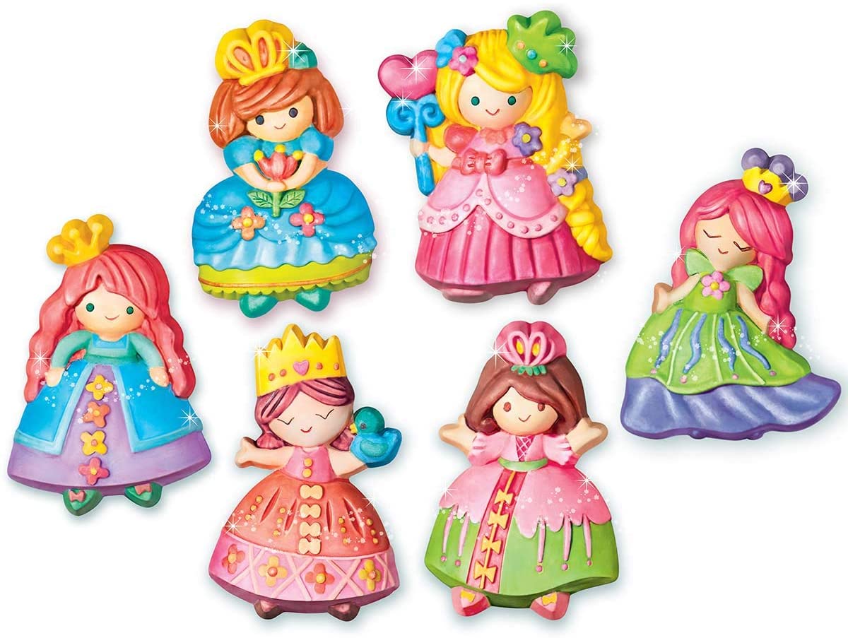 Buy 4M Glitter Princess Mould and Pain-Multi Coloured | Yallatoys.com
