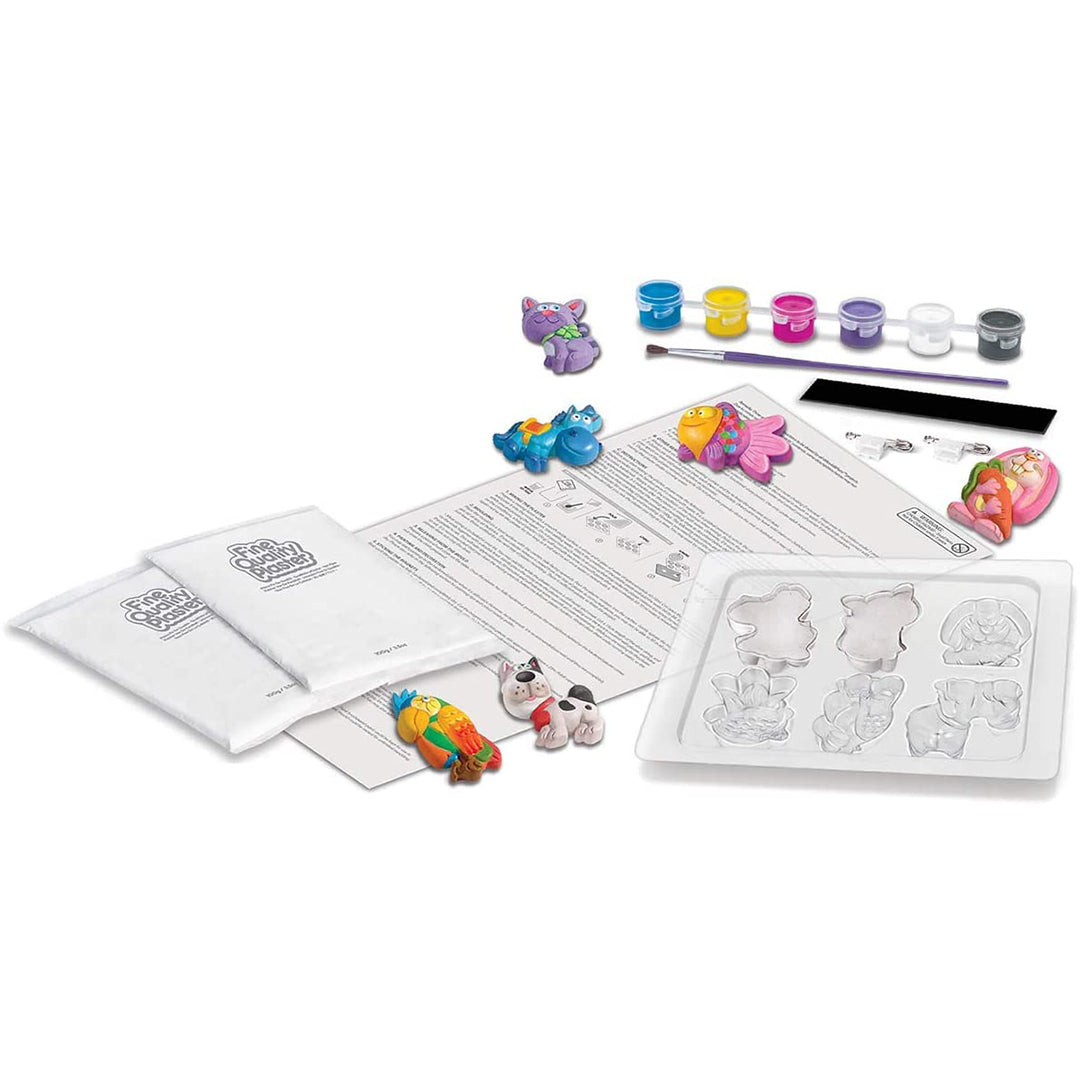 Buy 4M Mould & Paint Cute Pets from 4Mould & Paint Finest Plaster Casting Kits Mould and Paint Adorable Plaster Fridge Magnets and Pins | Yallatoys.com