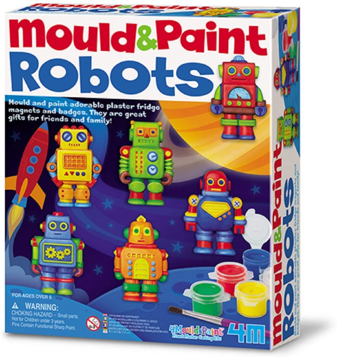 Buy 4M Mould & Paint Robots | Yallatoys.com