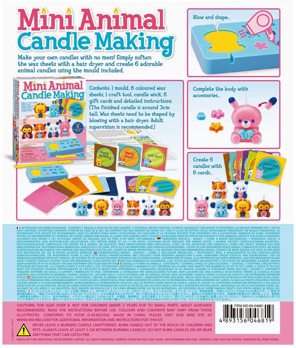 Buy 4M Mini Animal Candle Making Kit | Yallatoys.com