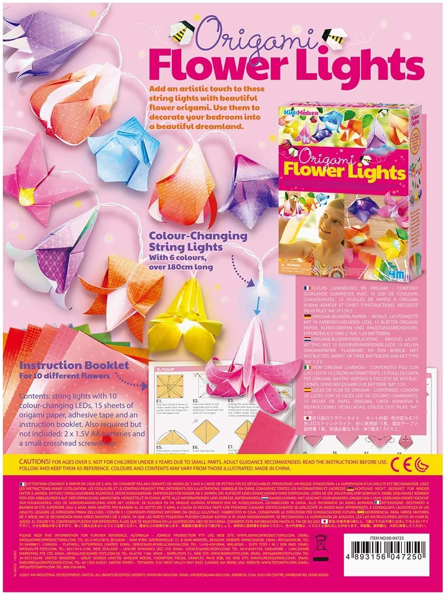 Buy 4M Origami Flower Lights | Yallatoys.com