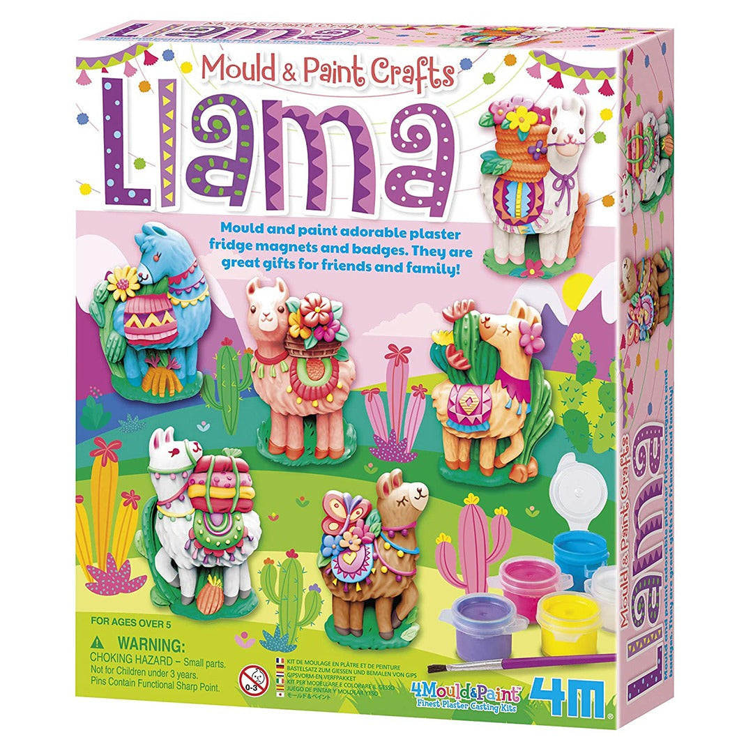 Buy 4M Mould & Paint Llama DIY Plaster Art Kit | Yallatoys.com