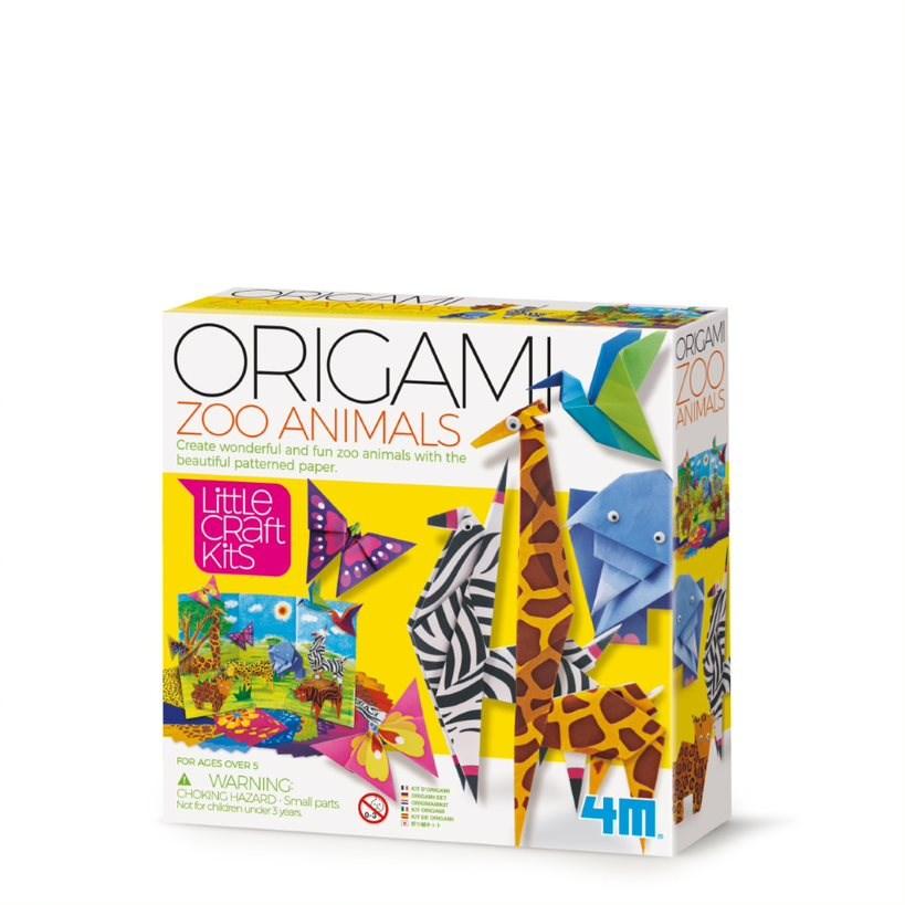 Buy 4M Little Craft / Origami Zoo Animals | Yallatoys.com