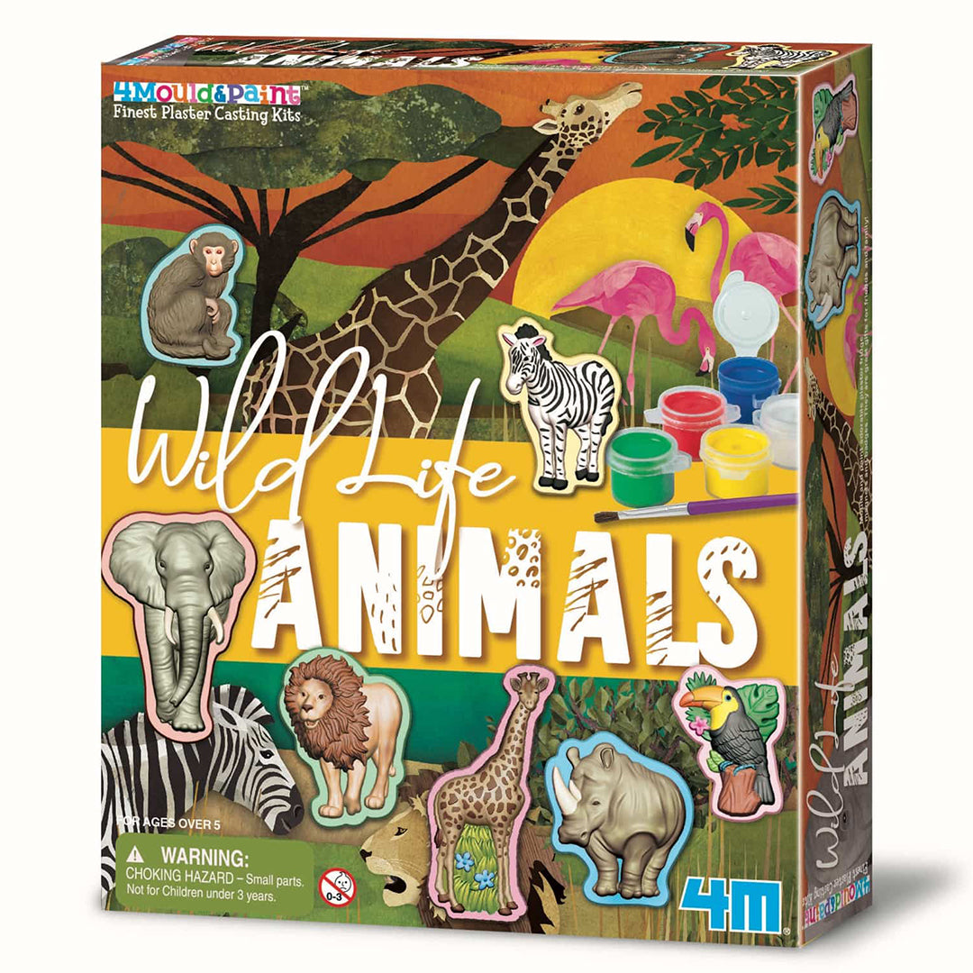 Buy 4M Mould & Paint Wildlife Animals Kit | Yallatoys.com