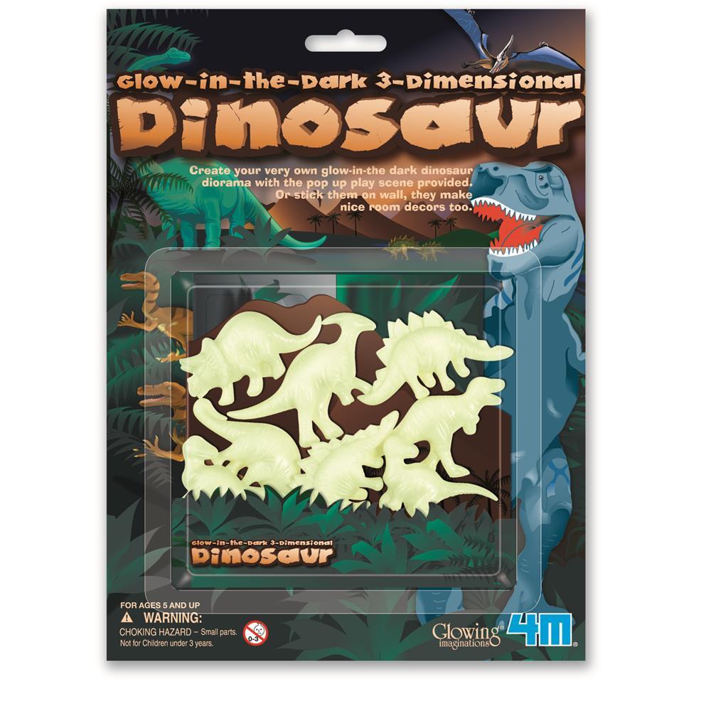 Buy 4M Glow In The Dark 3D Dinosaur | Yallatoys.com