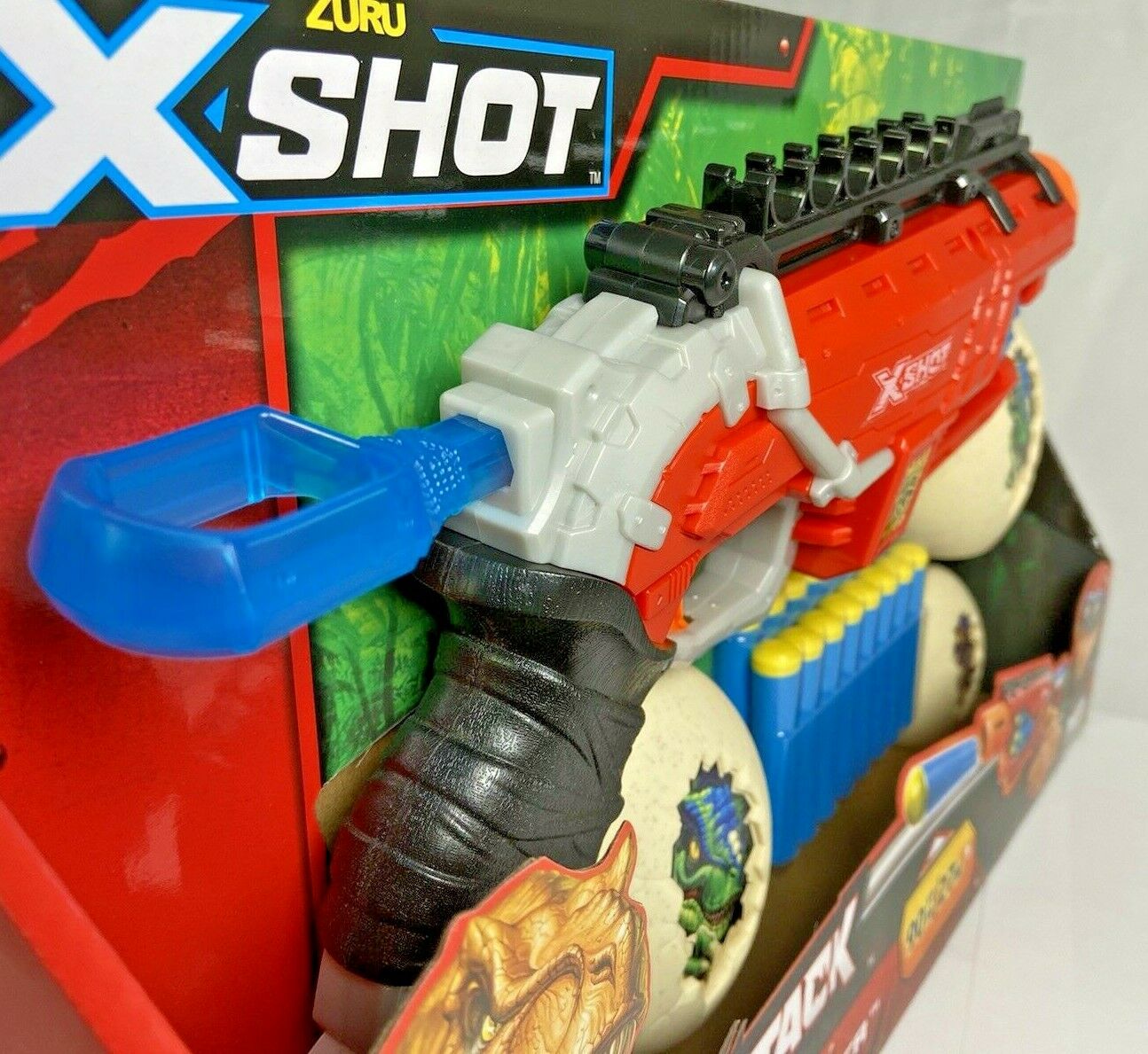 Buy X-Shot Dino Attack Hunter 2 Medium Egg,2 Small Egg,16 Darts | Yallatoys.com