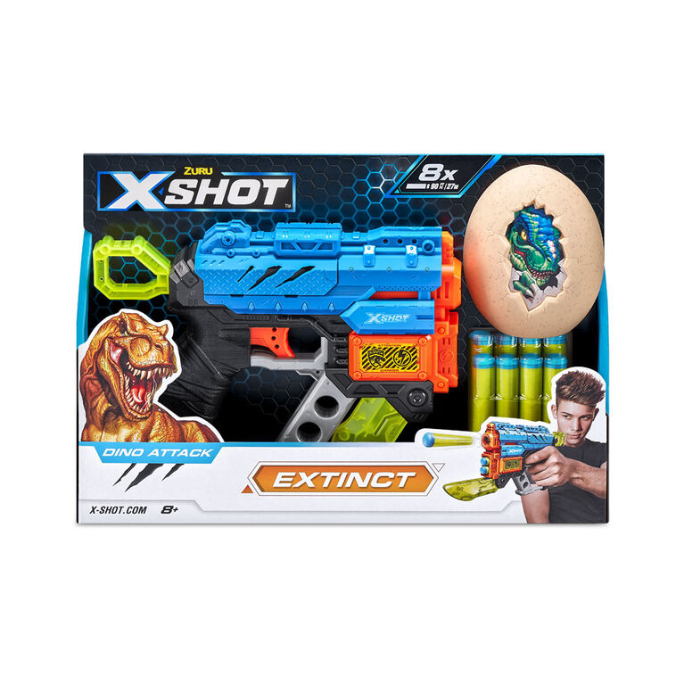 Buy X Shot Dino Attack Extinct with 1 Medium Egg & 8 Darts | Yallatoys.com