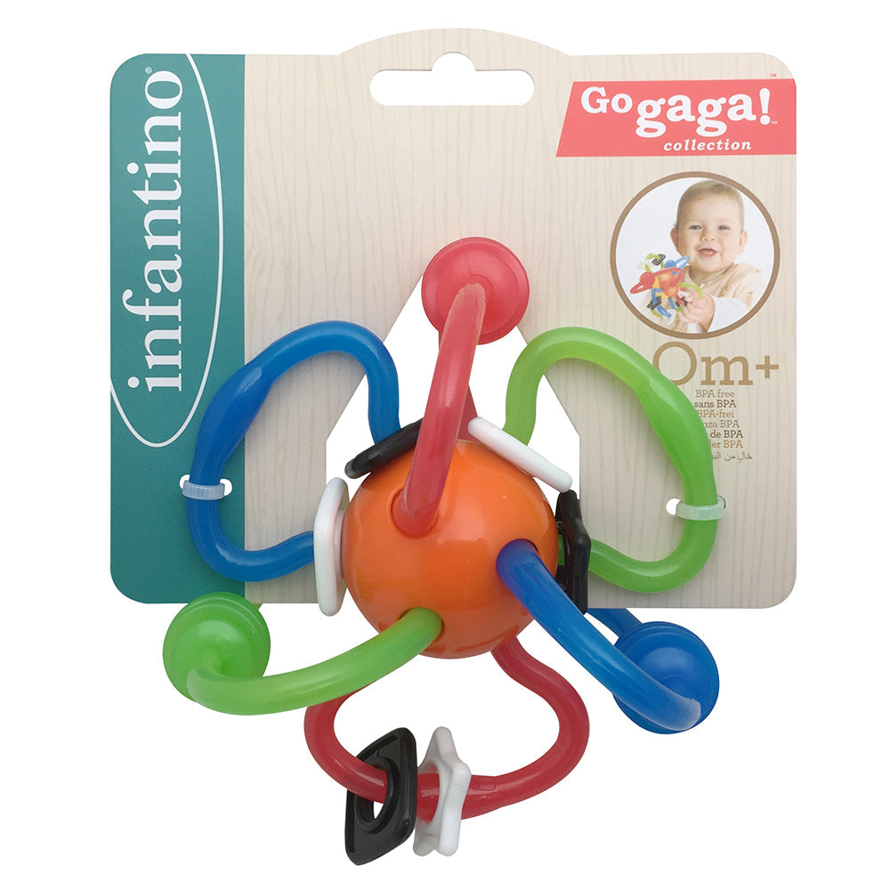 Infantino Rattle & Teether Bendy Tubes Infantino Yallatoys