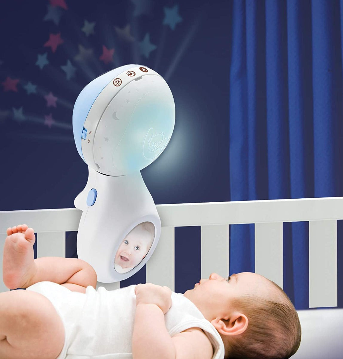Infantino  3 In 1 Projector Musical Mobile 
(Blue Infantino Yallatoys