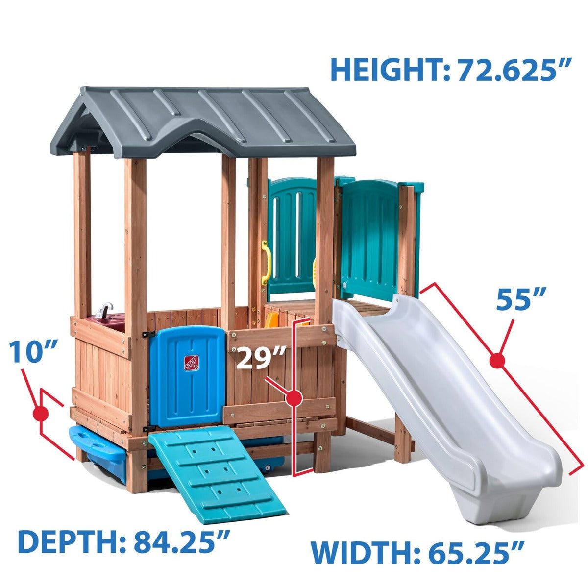 Buy Step2 Woodland Adventure Playhouse & Slide | Yallatoys.com