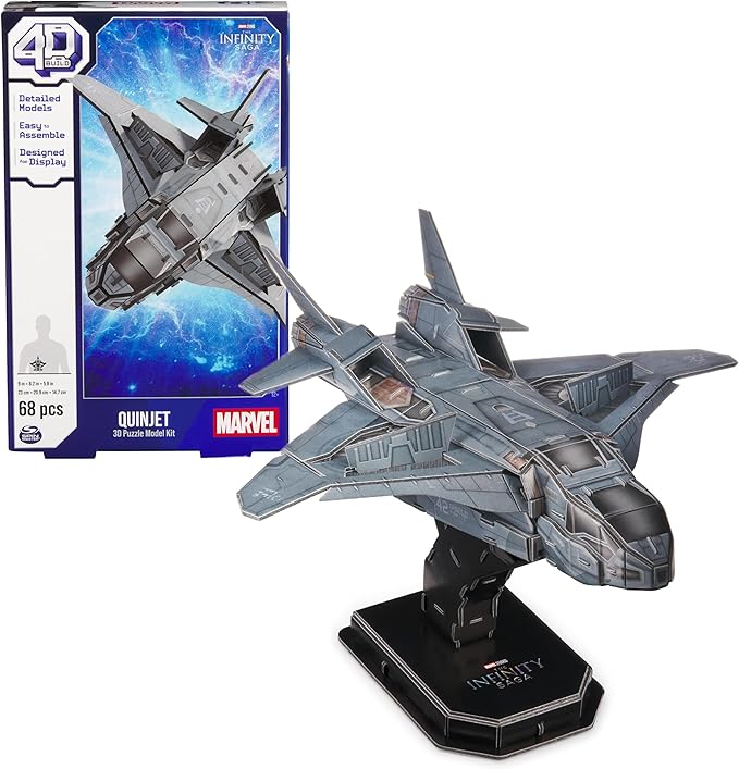 4D Build Marvel Quinjet Box