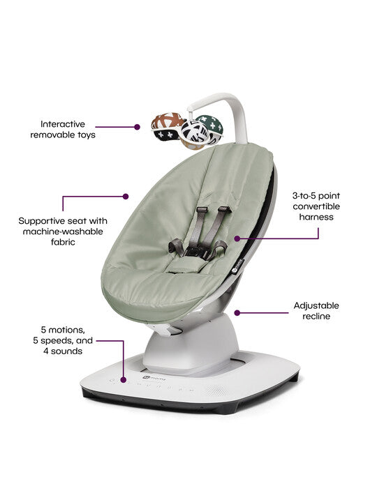4moms MamaRoo Multi Motion Baby Swing Sage 4moms Yallatoys
