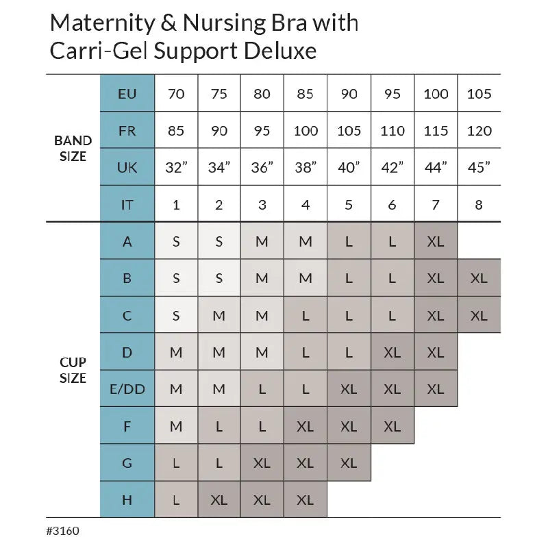 Carriwell Maternity & Nursing Bra With Carri-Gel Support Caw3120 Carriwell