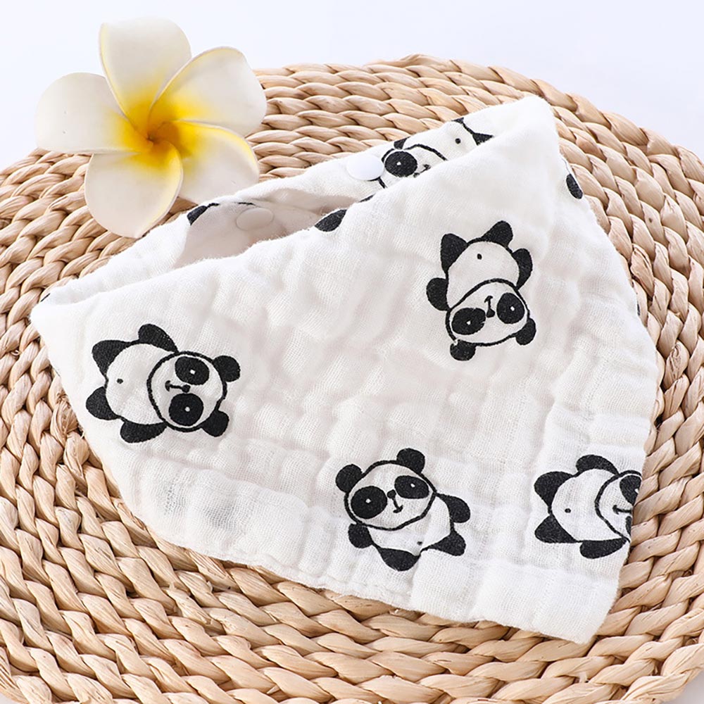 Little Story  Muslin Bandana Bibs Set Of 3 Jungle Fun Little Story Yallatoys