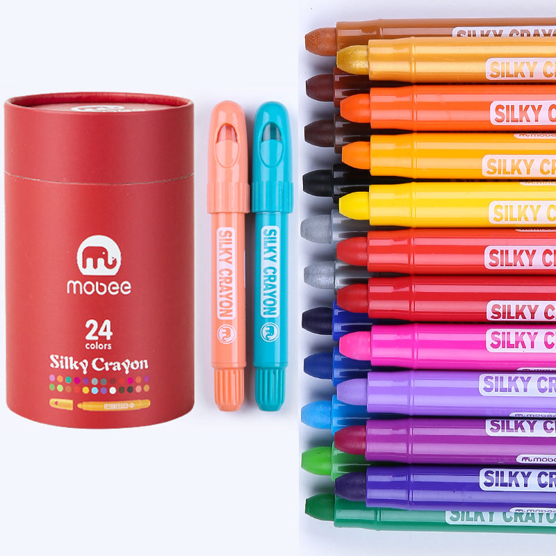 Buy Mobee Silky Crayon 24 | Yallatoys.com