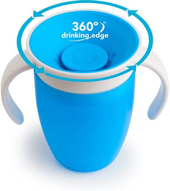Munchkin  Miracle Trainer  Cup 1Pk 7Oz Blue Munchkin Yallatoys