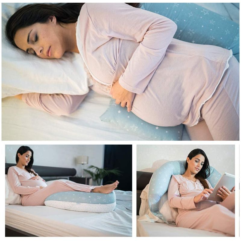 Nuvita Dreamwizard 12 In 1 Pregnancy And Nursing Pillow With Back Support 7100 Grigio Bianco Nuvita Yallatoys