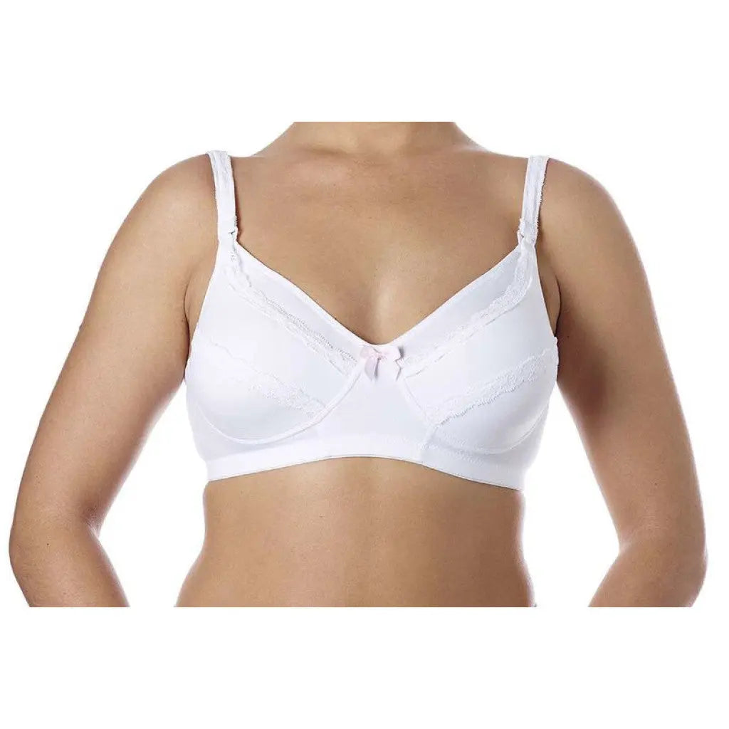 Chicco Nursing Bra In White - Cotton Chicco