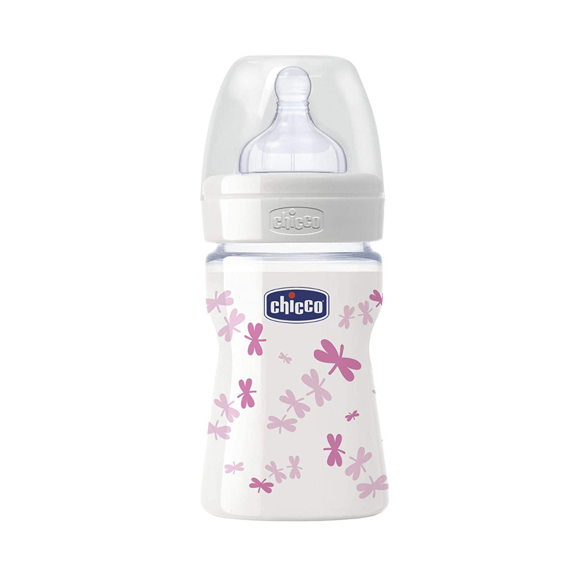 Chicco Bottle Wb Glass Deco Grl 150 Norm Sil Chicco Yallatoys
