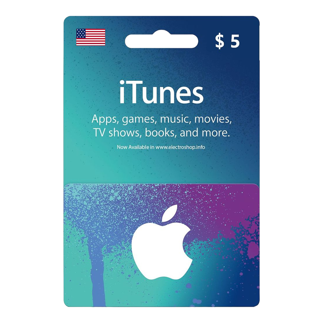 Buy Apple iTunes Gift Card USA Store 5$  | Yallatoys.com