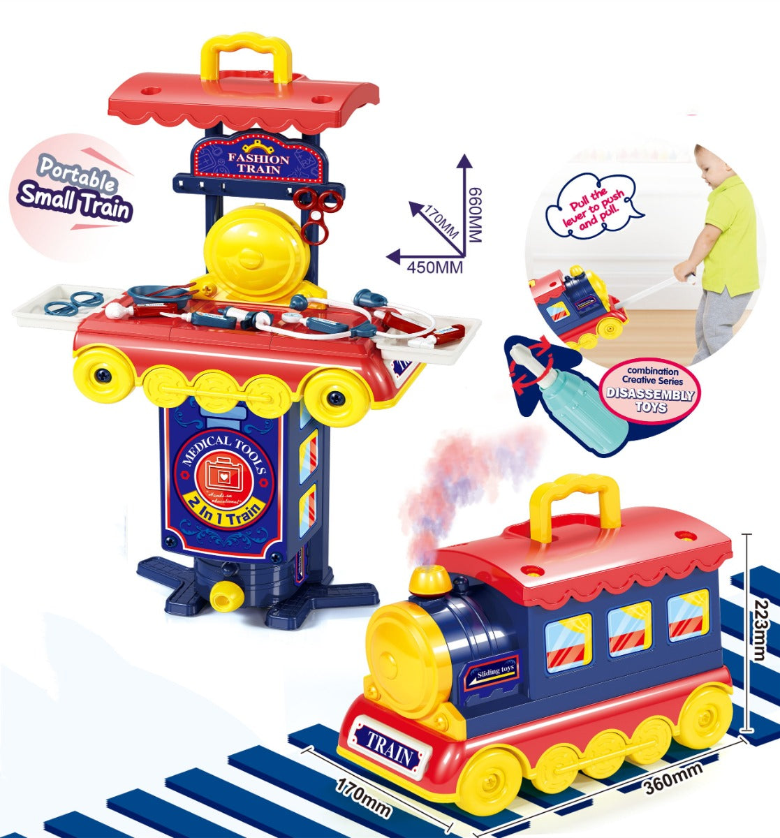 Buy 2 In 1 Medical Doctor Train | Yallatoys.com
