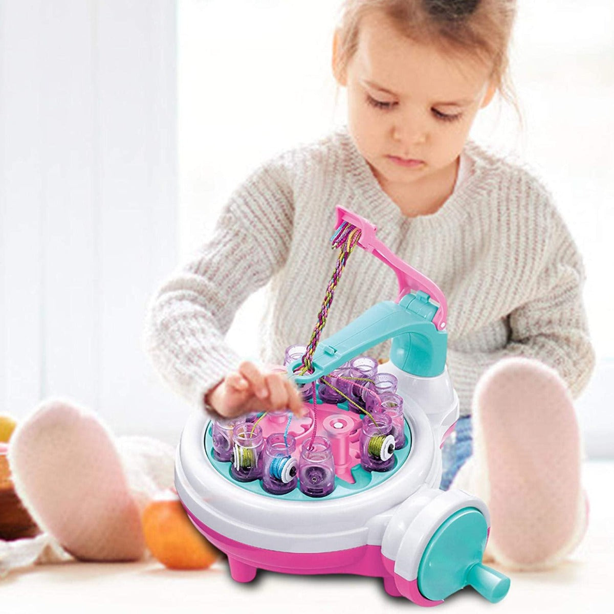 Buy Girls creator 2 in 1 braiding set bracelet machine | Yallatoys.com