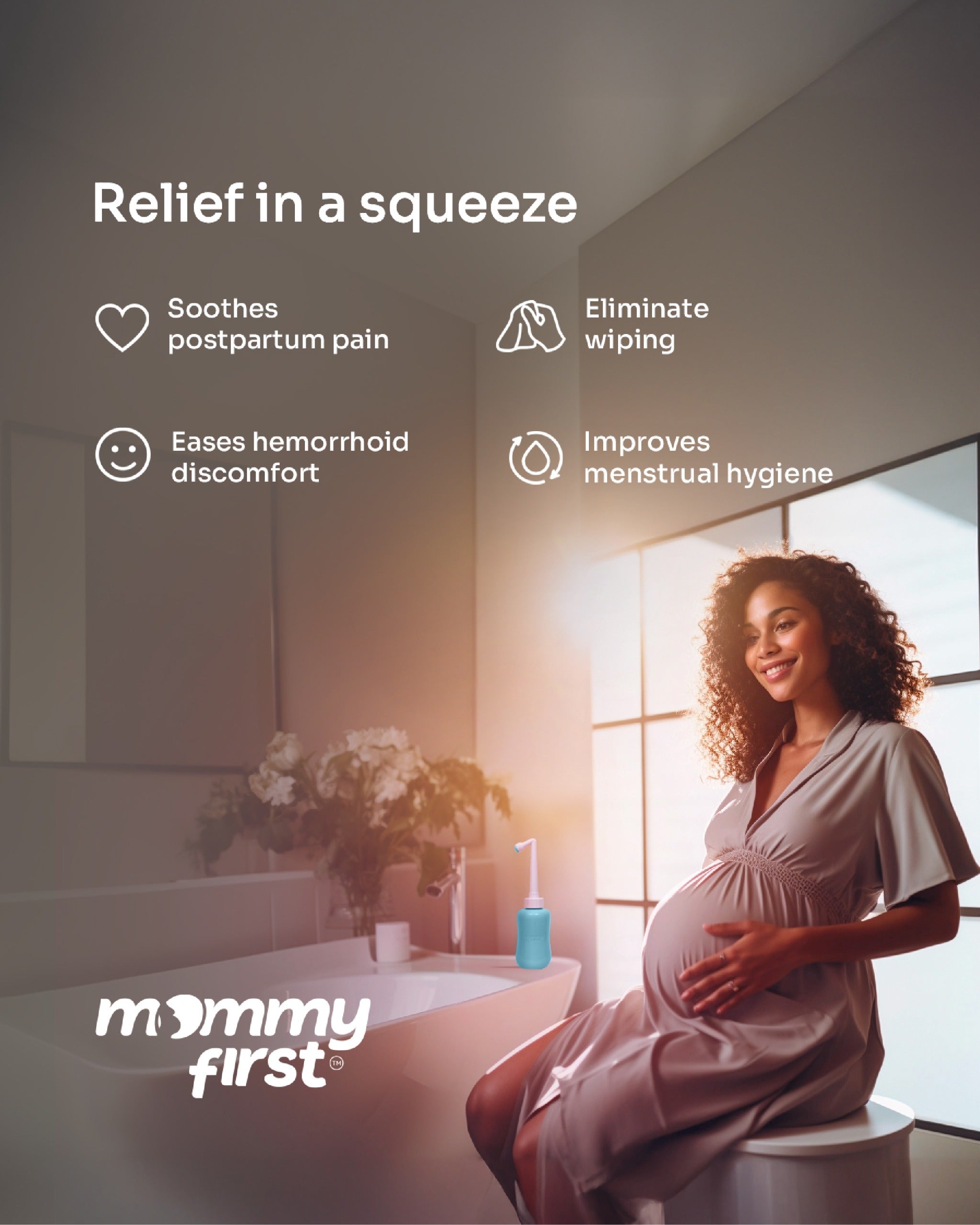 Mommy First Peri Bottle - Blue Mommy First Yallatoys