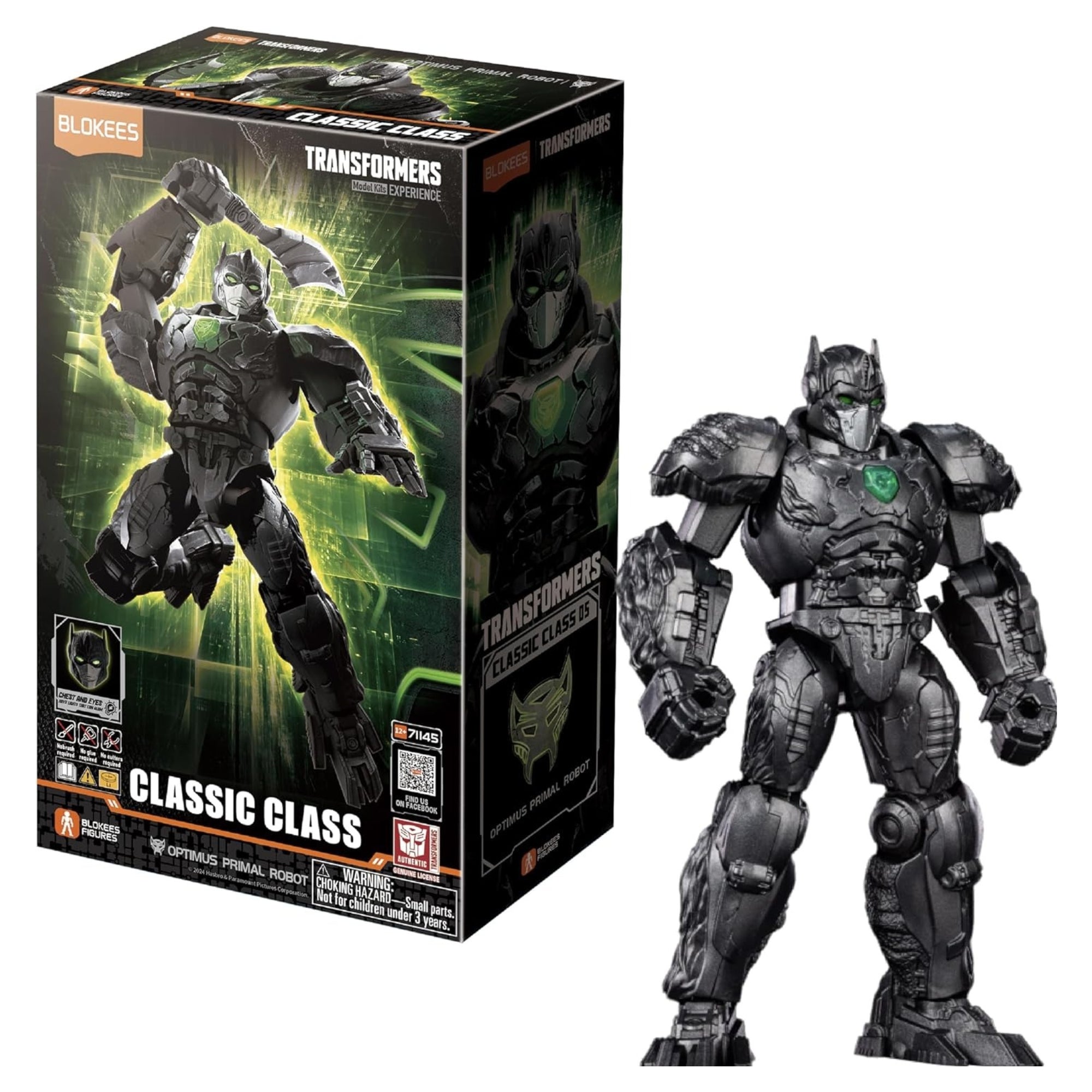 Blokees Transformers Classic Class Optimus Primal Robot Action Figure Blokees Yallatoys