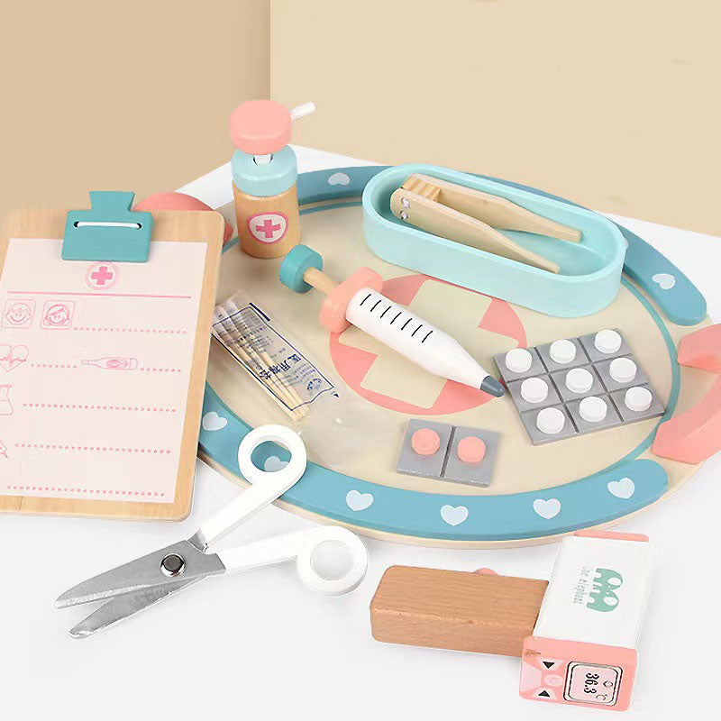 Buy Doctor Wooden Pretend Toy Kit Set | Yallatoys.com