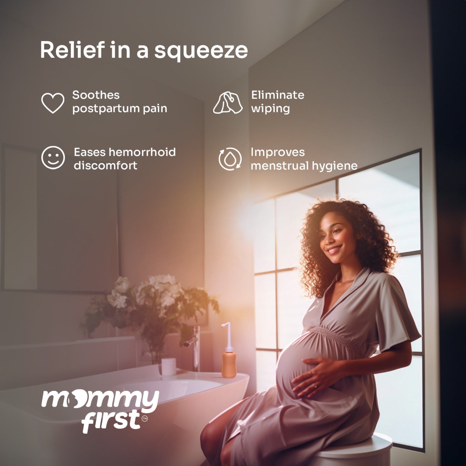 Mommy First Peri Bottle - Peach Mommy First Yallatoys