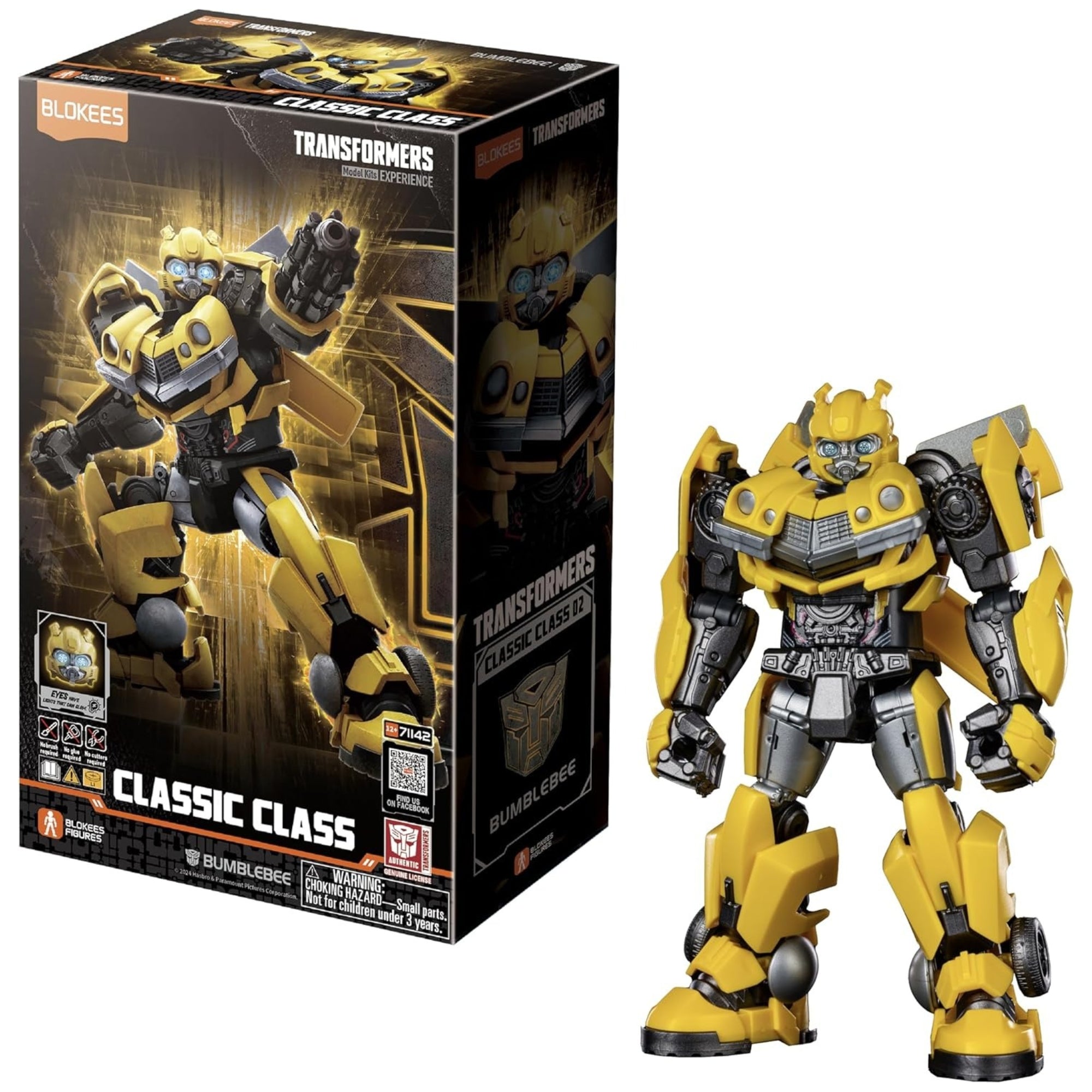 Blokees Transformers Classic Class Bumblebee  Action Figure Blokees Yallatoys