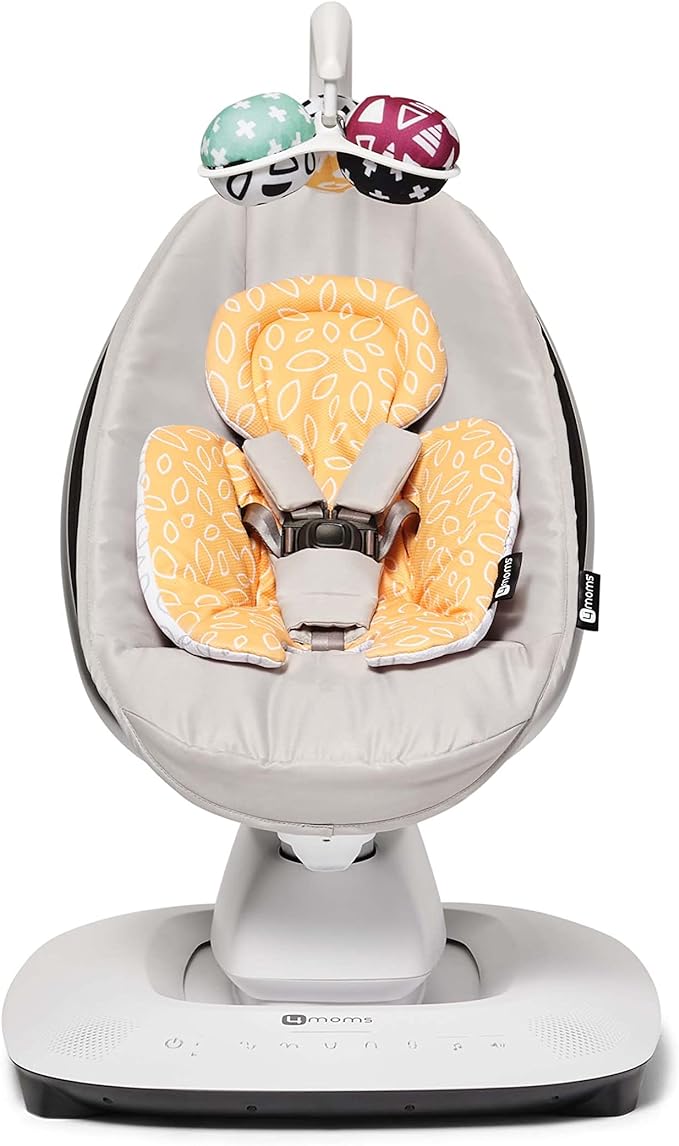 4moms RockaRoo and MamaRoo 2.0 Infant Insert for Newborn Baby Multipurpose Yellow Mesh (Sold Separately Subjected To Availability) 4moms Yallatoys