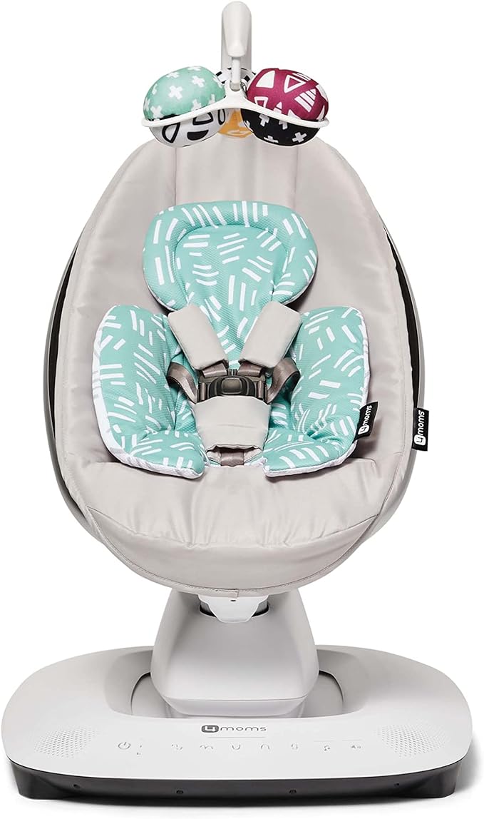 4moms RockaRoo and MamaRoo 2.0 Infant Insert for Newborn Baby Multipurpose Mint Mesh (Sold Separately Subjected To Availability) 4moms Yallatoys