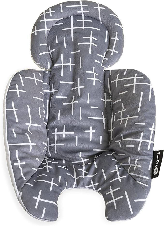 4moms RockaRoo and MamaRoo 2.0 Infant Insert for Newborn Baby Multipurpose Grey Plush (Sold Separately Subjected To Availability) 4moms Yallatoys
