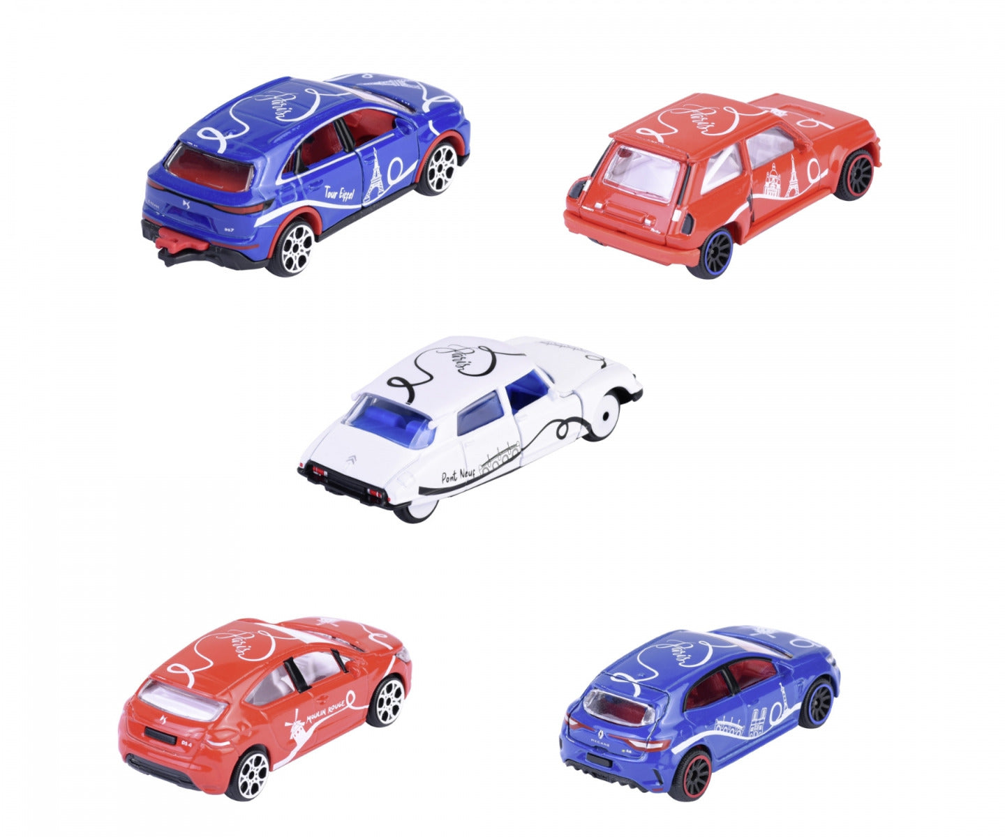 5-piece giftpack cars