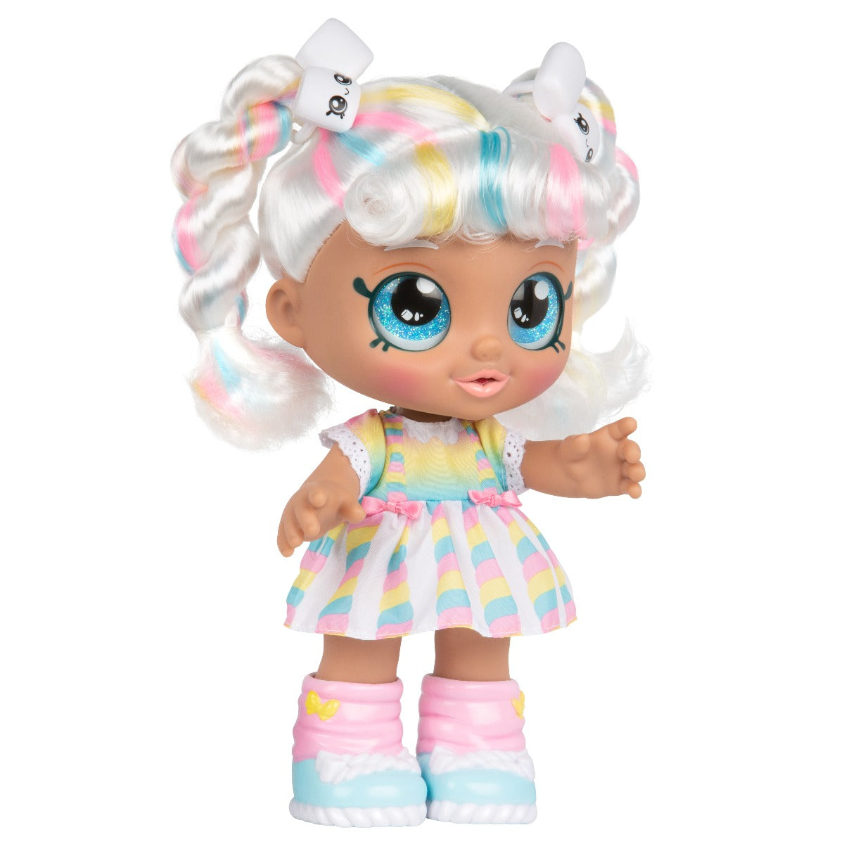 Buy Kindi Kids Snack Time Friends Marsha Mello Play Doll Changeable clothes and removable shoes Fun game for imaginative kids | Yallatoys.com