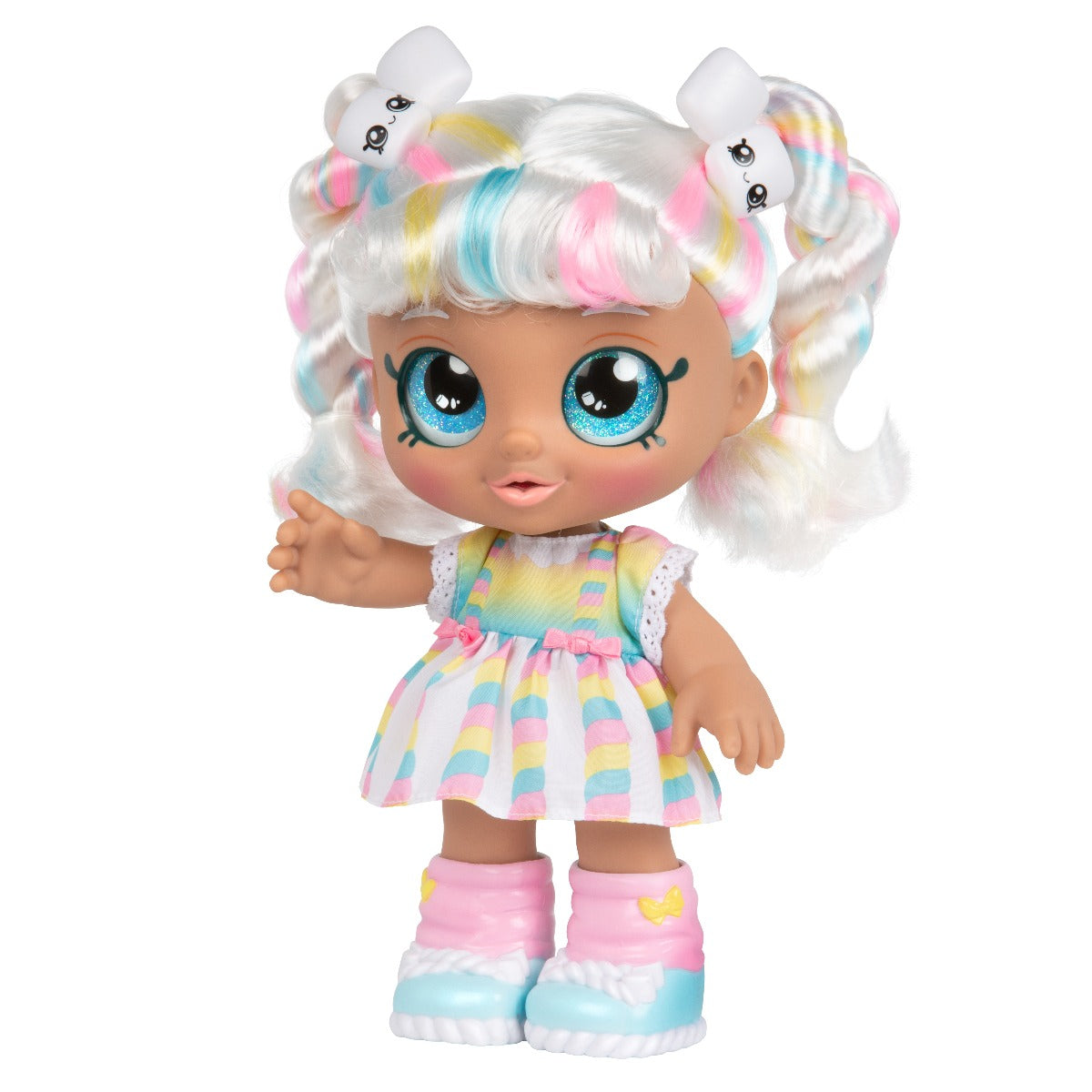 Buy Kindi Kids Snack Time Friends Marsha Mello Play Doll Changeable clothes and removable shoes Fun game for imaginative kids | Yallatoys.com
