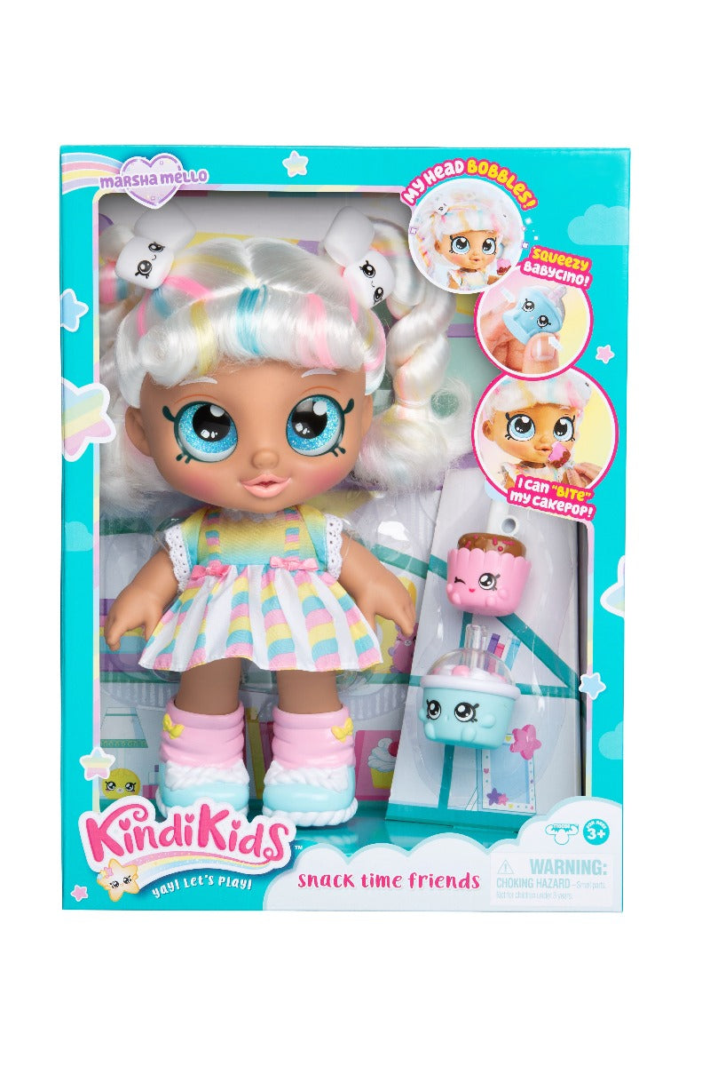 Buy Kindi Kids Snack Time Friends Marsha Mello Play Doll Changeable clothes and removable shoes Fun game for imaginative kids | Yallatoys.com