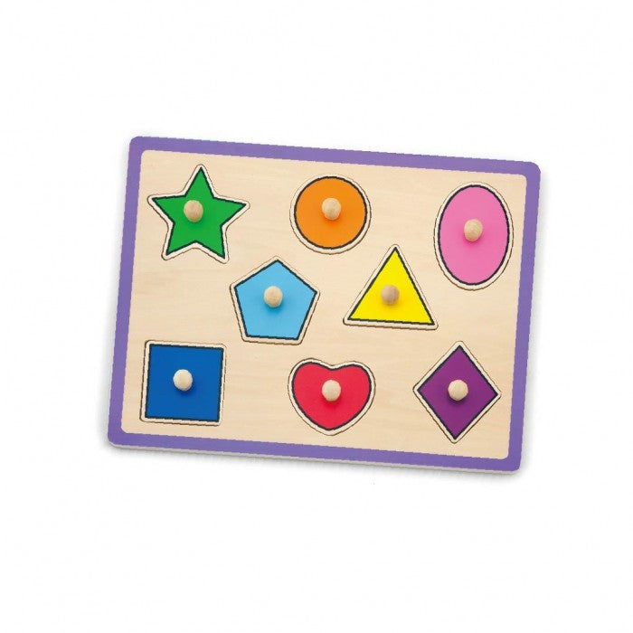 Buy Viga Flat Puzzle Shapes | Yallatoys.com