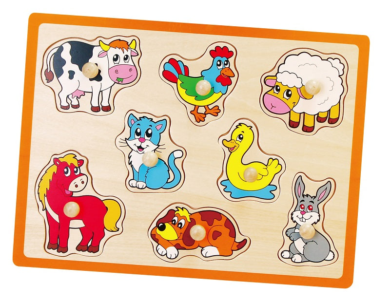 Buy Viga Flat Puzzle Farm Animals | Yallatoys.com