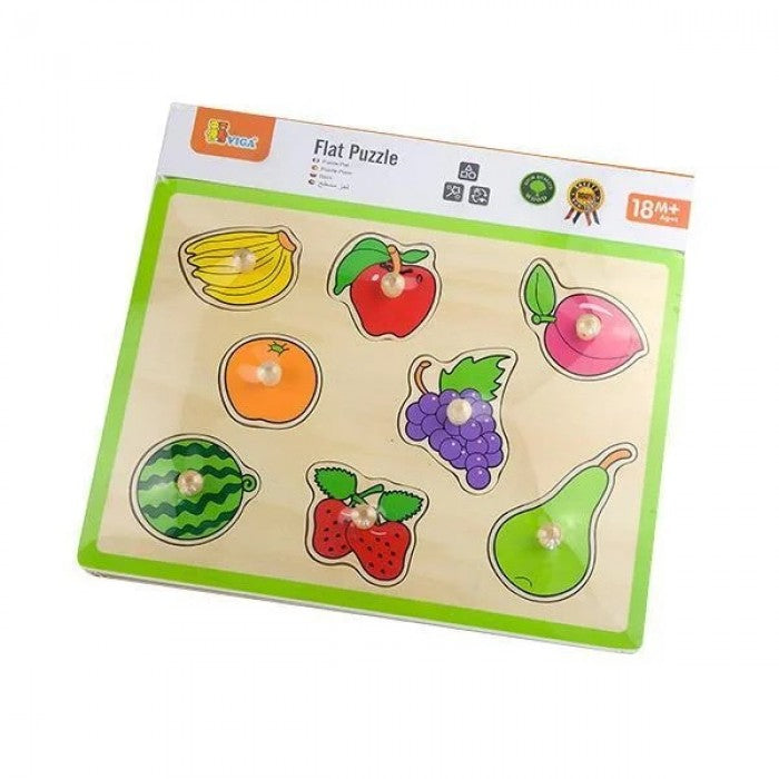 Buy Viga Flat Puzzle Fruit | Yallatoys.com