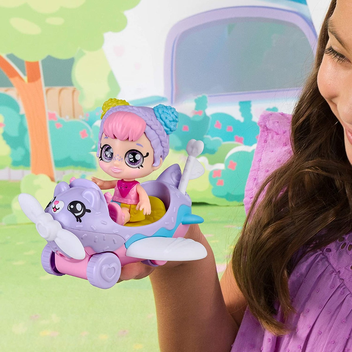 Buy Kindi Kids Minis Kate`s Rainbow Plane | Yallatoys.com