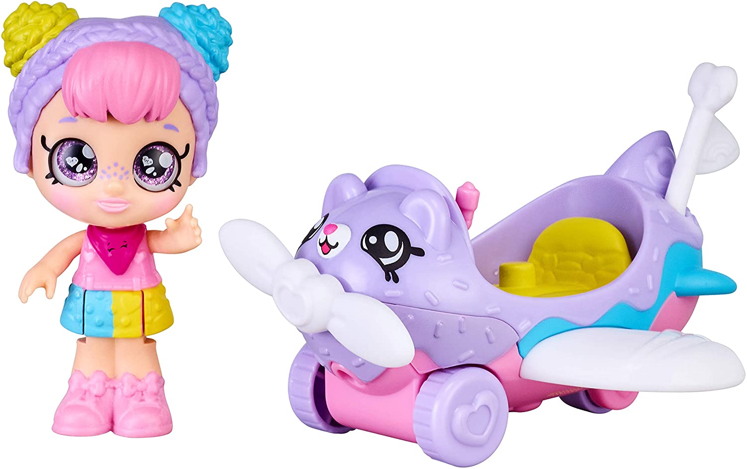 Buy Kindi Kids Minis Kate`s Rainbow Plane | Yallatoys.com