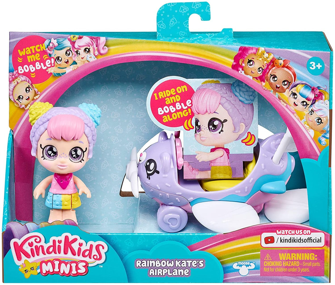Buy Kindi Kids Minis Kate`s Rainbow Plane | Yallatoys.com