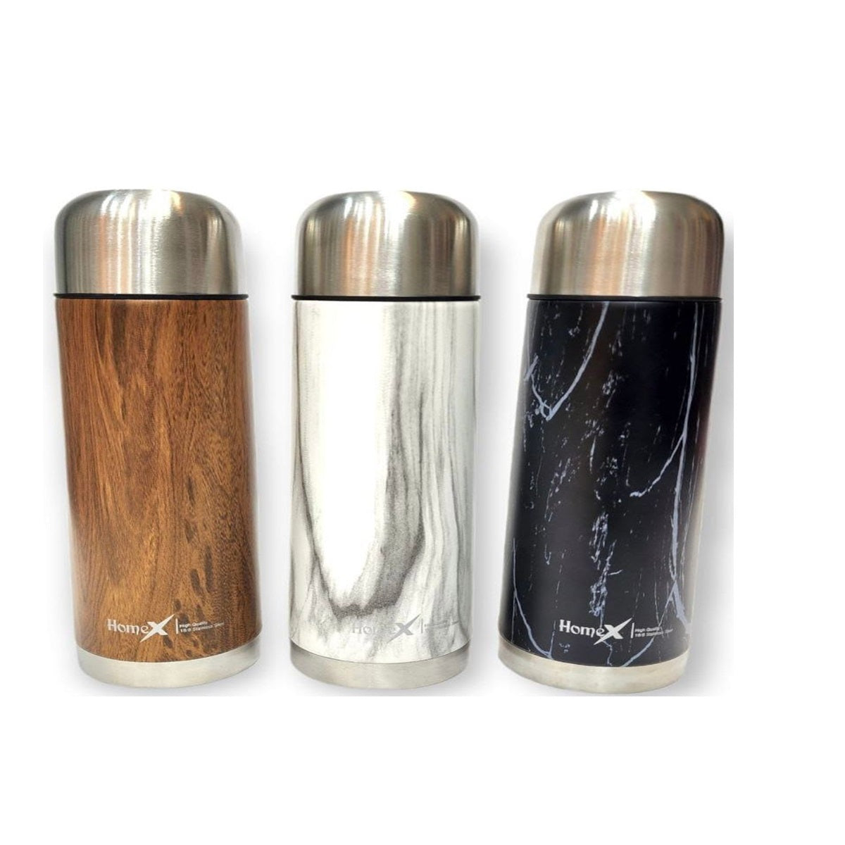 Home Basics Double Wall Stainless Steel Vaccum Thermo Flask Printed 500ml with Bag  -Assorted Colours Home Basics Yallatoys